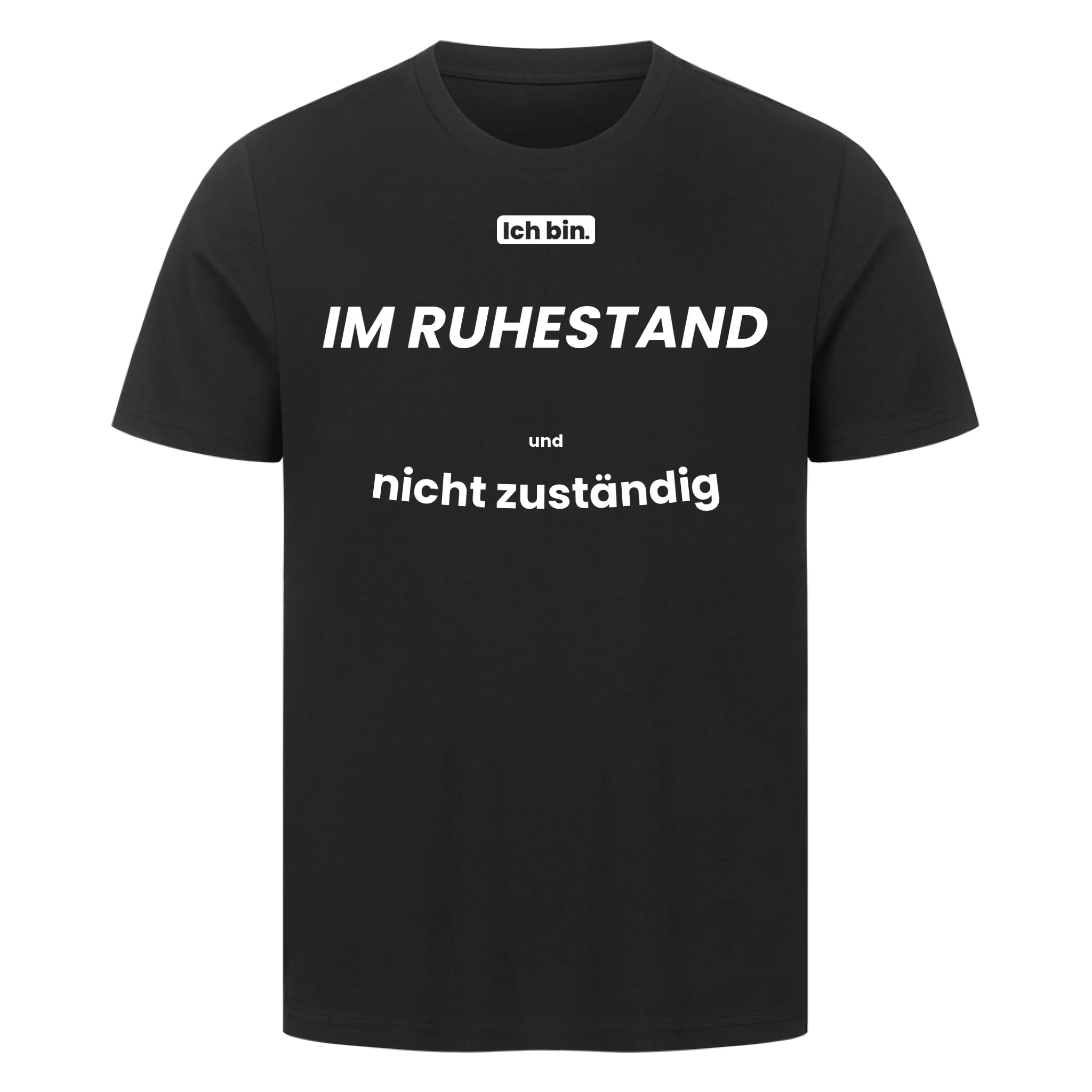 Ich bin. IM RUHESTAND und nicht zuständig