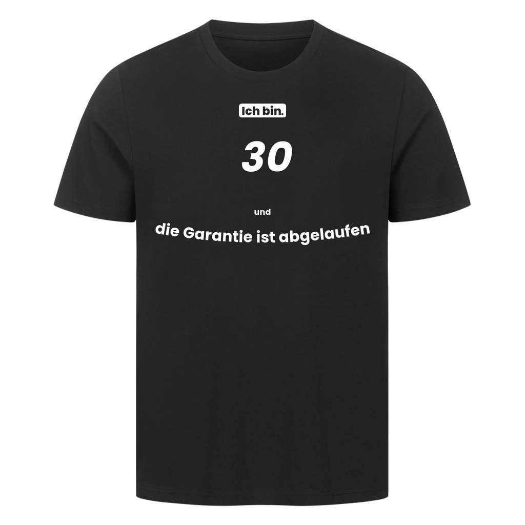 Ich bin. 30 und die Garantie ist abgelaufen